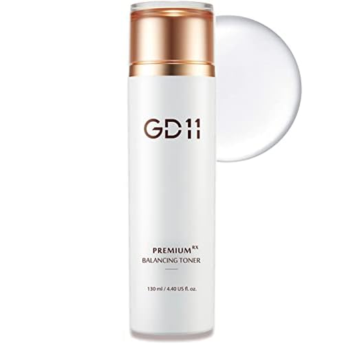 GD11 Premium RX Balancing Toner with Hyaluronic Acid for Sensitive, Dry, Aging Skin | Anti-aging | Premium Home Care | Deep Moisturizing Facial Toner | 4.40 fl.oz | K-Beauty