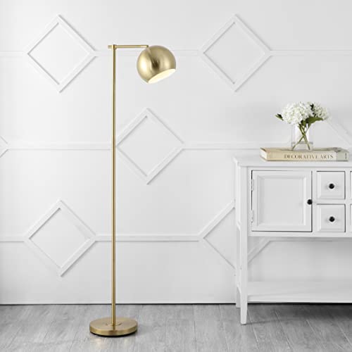 Modern Brass Gold Floor Lamp - 58.5" Metal Mid-Century Style Lighting - Variation of THIS listing