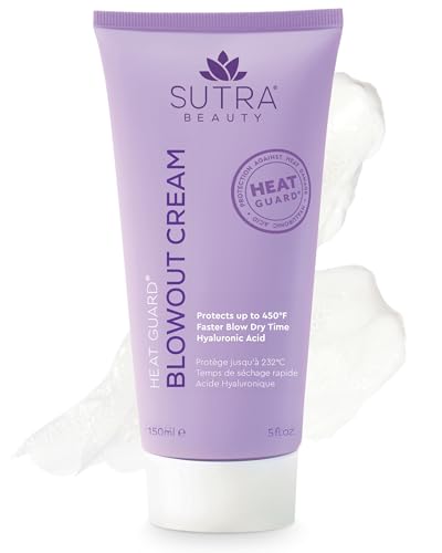 Heat Protectant Blowout Cream for Hair - Up to 450°F Heat Guard