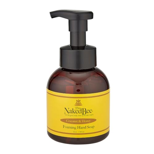 The Naked Bee Coconut & Honey Foam Hand Soap (12 oz) Mild Cleanser