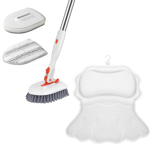 Avilana Silver-Infused Green and Lavender Silicone Body Scrubber Bundle - Serene and Soothing Dual-Tone Set