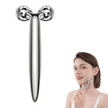 Metal Facial Roller Massager, 3D Cooling Face Massage Tool for Reduce Puffiness, Remove Eye Wrinkles, Face Lifting, Increase Firmness, Anti-Aging, Skin Tightening