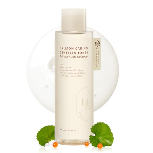 Salmon & Centella Toner for Sensitive Skin - pH 5.5, Rejuvenating Korean Skincare