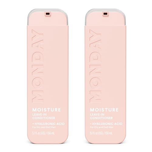 MONDAY HAIRCARE Moisture Leave-in Conditioner 5 Oz Dual Pack