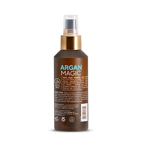 Argan Magic Curl Defining Cream & Hair Oil Set for Frizz Control & Shine