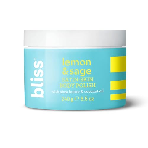 Bliss Satin Skin Lemon & Sage Body Polish with Shea Butter - 8.5 Oz