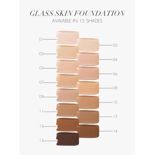 SWEED - Glass Skin Foundation | Long-Lasting Fluid Formula | Hydrate, Moisturize, Lift, Plump, Protect | Vegan, Cruelty-Free, Clean Beauty (12 DEEP N/W)