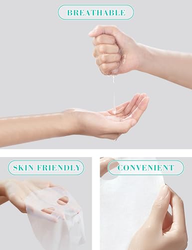 Disposable Compressed Mask Sheets 500pcs DIY Hydrating Cotton Face Masks for Skin Care