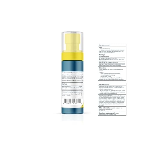 SPF 35 Sunscreen Mist for Face and Scalp - 2 Pack, 1.5 Oz, Hydrating & Water-Resistant