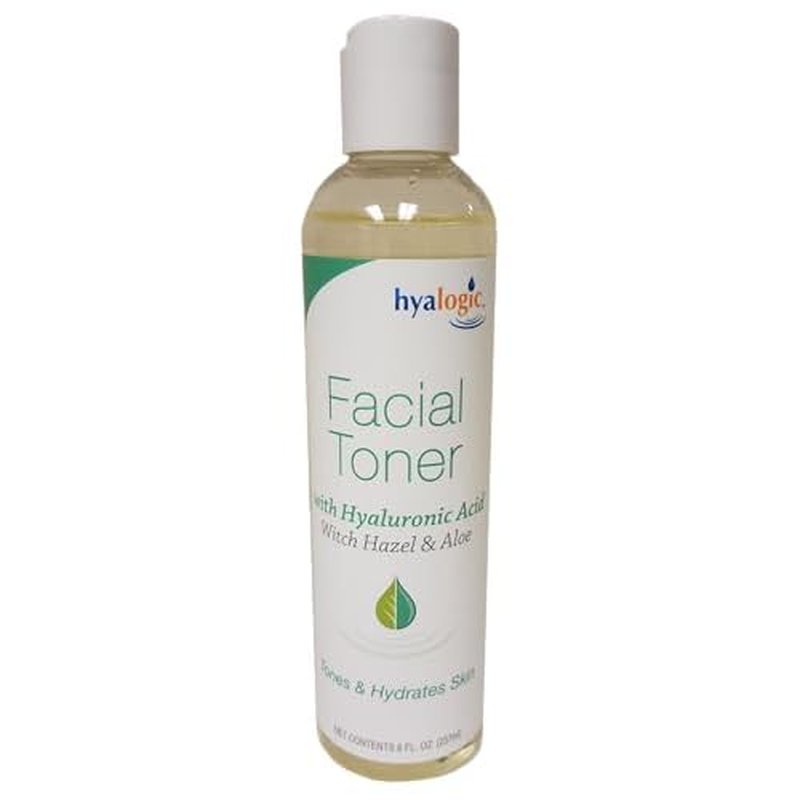 Hyalogic Witch Hazel Toner - Alcohol-Free Facial Toner with Hyaluronic Acid & Aloe Vera - Amazing Face Astringent for All Skin Types - Facial Toner to Boost Brightness & Softness (8 fl oz)