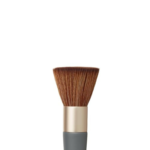 jane iredale The Handi Brush, Medium, Semi-Dense Complexion Brush for Controlled, Even Application of Powder Makeup, Vegan, Cruelty Free