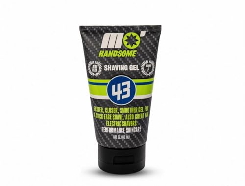 Men's Shave Gel for Electric & Blade Razors - Hydrating & Soothing, Aloe Vera & Vitamin E, 8oz