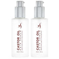 HerStyler Castor Oil Hair Serum 2 Pack - Nourishing Argan & Vitamin E for Frizz & Dry Ends