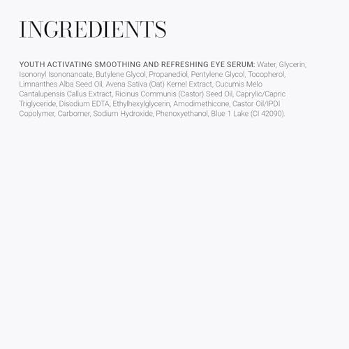 Hydrating Eye Serum for Tired Eyes - Cooling Gel, 0.5 Oz