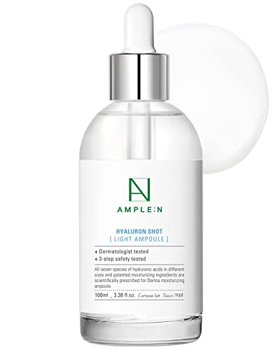 Hydrating Hyaluronic Acid Serum 3.38 Fl Oz - Oily & Combination Skin Friendly