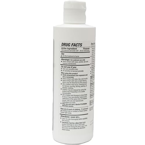Benzoyl peroxide topical wash 10%