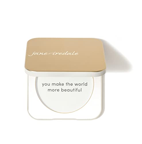 Jane Iredale Refillable Compact Gold with Interior Mirror & Magnetic Closure - Compatible with All Powder Refills