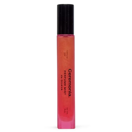 Ceremonia Guava Perfume Mist 0.33 fl oz - Alcohol-Free Hair & Body Spray, Pack of 1