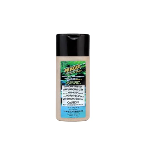 Zenex Walnut Shell Hand Soap 5 Pack, 100ml Industrial Hand Cleaner