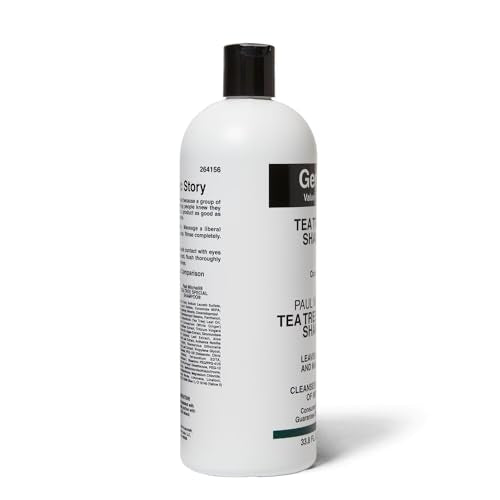 Tea Tree Oil Shampoo 33.8oz - Leaves Hair Soft, Manageable & Scalp Clean - Variation of THIS listing