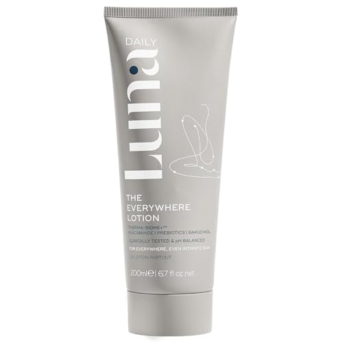 Luna Daily Body Lotion for Dry & Sensitive Skin | Hydrating, Barrier-Supporting Daily Moisturizer | With Niacinamide, Shea Butter, Prebiotics & Postbiotics | Nourishes, Firms & Soothes