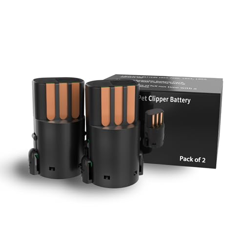 BLOTMS 2-Pack Replacement Battery for Wahl Arco SE Pet Clippers – Rechargeable NiMH, 2.4V 2100mAh