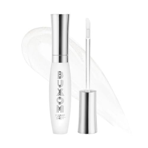 Glossy Lip Filler Serum - Clear, 0.14 oz - Plumping & Shimmer Lip Treatment