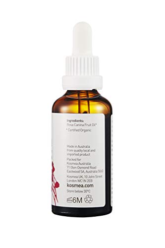 Rosehip Oil 1.42 Fl Oz - Anti-Aging Face & Body Oil - Sustainably Harvested, Full Spectrum