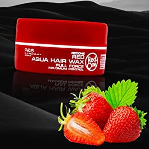 Maximum Control Red Aqua Hair Wax 150ml - Pack of 4, High Shine & Long Lasting
