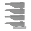 SUPPLY 4-Pack Japanese Platinum Single Edge Razor Blades for Men – Includes 32 Blades, Fits SE Razor, 10-12 Shaves Each