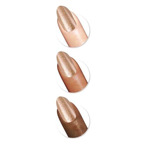 Sally Hansen Insta-Dri, Lustrous Gold, Quick Dry, Long Lasting, Opaque, Metallic Gold Nail Polish