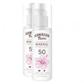 Hawaiian Tropic Mineral Sunscreen SPF 50 Lotion 3.4oz Pack of 2 Travel Size