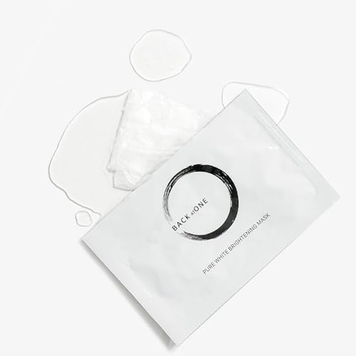 Pure Brightening Facial Sheet Mask Infused with Probiotics, Rice Water and Niacinamide (Pack of 10)