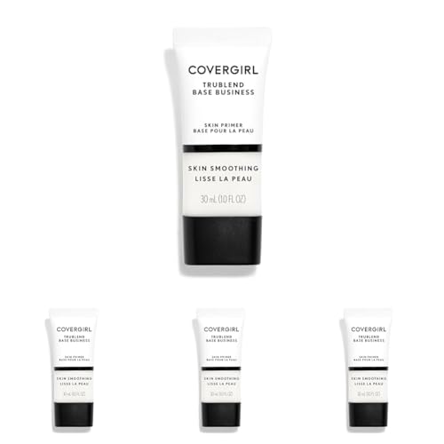 COVERGIRL Base Business Face Primer, Skin Smoothing 100, 1.01 Ounce (Pack of 4)