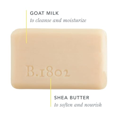 Beekman 1802 Goat Milk Soap ? Moisturizing Hand & Body Soap Bar with Shea Butter & Botanical Oils, Triple-Milled, Non-Drying, Made for Sensitive Skin, Coconut Cream 9 oz
