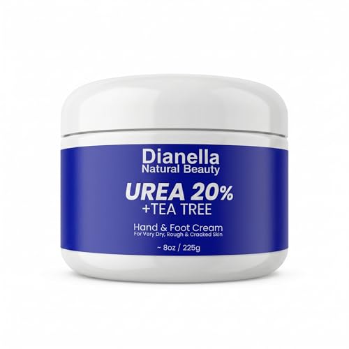 Urea Foot & Hand Cream 20% - Moisturizing Balm for Cracked Skin 8 Oz