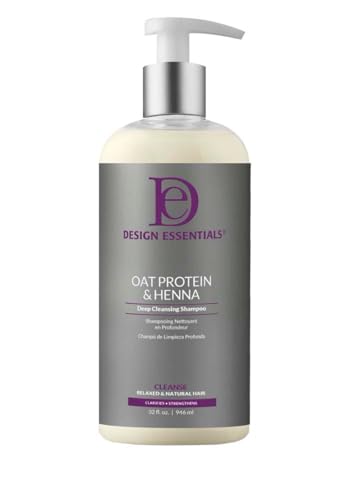 Deep Cleansing Shampoo with Oat Protein & Henna - 32 Fl Oz (Pack of 1)