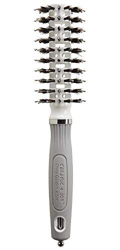 Olivia Garden Ceramic Ion Turbo Vent Pro Hair Brush Petite 2" - Round Dry Styling Tool