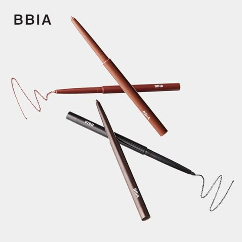 BBIA Last Auto Gel Eyeliner 17 Color ? Multi-Use Longwear & Waterproof Mechanical Eye Liner Easy Drawing with Smooth Texture Smudge-Resistant Shadow & Glitter Vegan Korea Eye Makeup (14 ALMOND BEIGE)