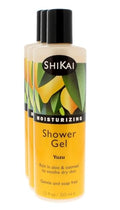 ShiKai Daily Moisturizing Shower Gel - Yuzu 12oz Pack of 3 - Aloe Vera & Oatmeal for Dry Skin Relief