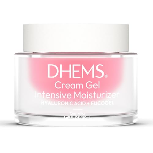 Intensive Moisturizing Cream for Face with Hyaluronic Acid, Antioxidant, Hydration & Stimulates Collagen Synthesis for All Skin Types 1.69 Ounces