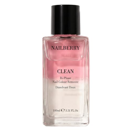 Nailberry Clean Bi-Phase Nail Polish Remover – Acetone-Free, Nourishing & Vegan 100 ml
