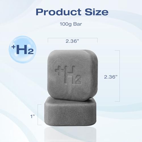 Hydrogen Bath Bar Soaps, H2 Soap Bar with Refreshing Botanical Scent, for Bathing, Washing Face & Hands, Deep Hydration & Anti-Aging for All Skin Types,Hydrogen-rich Face Soap 2 Bars