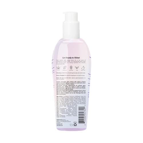 Hempz Star Dust Body Oil 6.67 Fl Oz Pack of 2 - Shimmering Moisturizer with Shea & Hemp Seed Oil