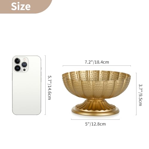 10 Pcs Small Gold Vases for Centerpieces - Metal, 3.7-inch Elegant Floral Display