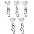 Curtain Hook Carriers with Curtain Hooks - 60 Pack for Track Fit - Variation of THIS listing
