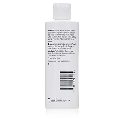 Aquanil Skin Cleanser, Soapless Lipid-free Cleanser - 8 Fl Oz (Pack of 2)