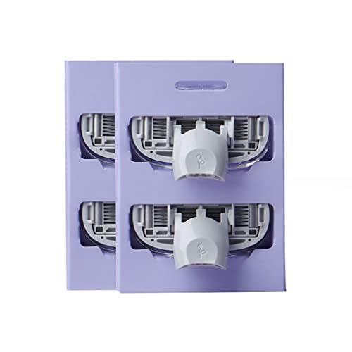 margaret Flamingo 5-blade Razor Replacement Blade Cartridge (4 Cartridges)