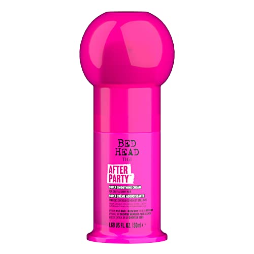 Summer Fruit TIGI Bed Head After Party Smoothing Cream - Anti-Frizz Hair Serum, Travel Size 1.69 fl oz (Pack of 2)
