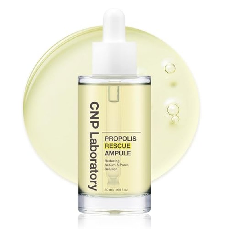 CNP Rescue+Propolis Serum - Redness Relief Serum with Niacinamide & IP-BHA, Soothing, Hydrating, Minimizing Pores, for Oily & Sensitive Skin, Lightweight Essence for Glass Skin, Korean Skin Care